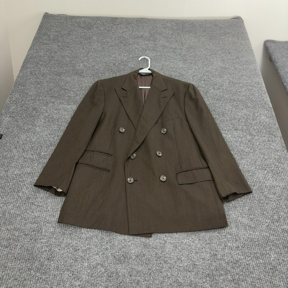 Polo by Ralph Lauren Other - Vintage Polo Ralph Lauren Blazer Mens 41 Brown Virgin Wool Double Breasted